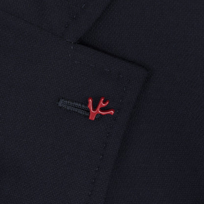 $6600 ISAIA NAPOLI "Domenico" Blue Navy Suit Soft Wool  38 US / 48 EU 7R