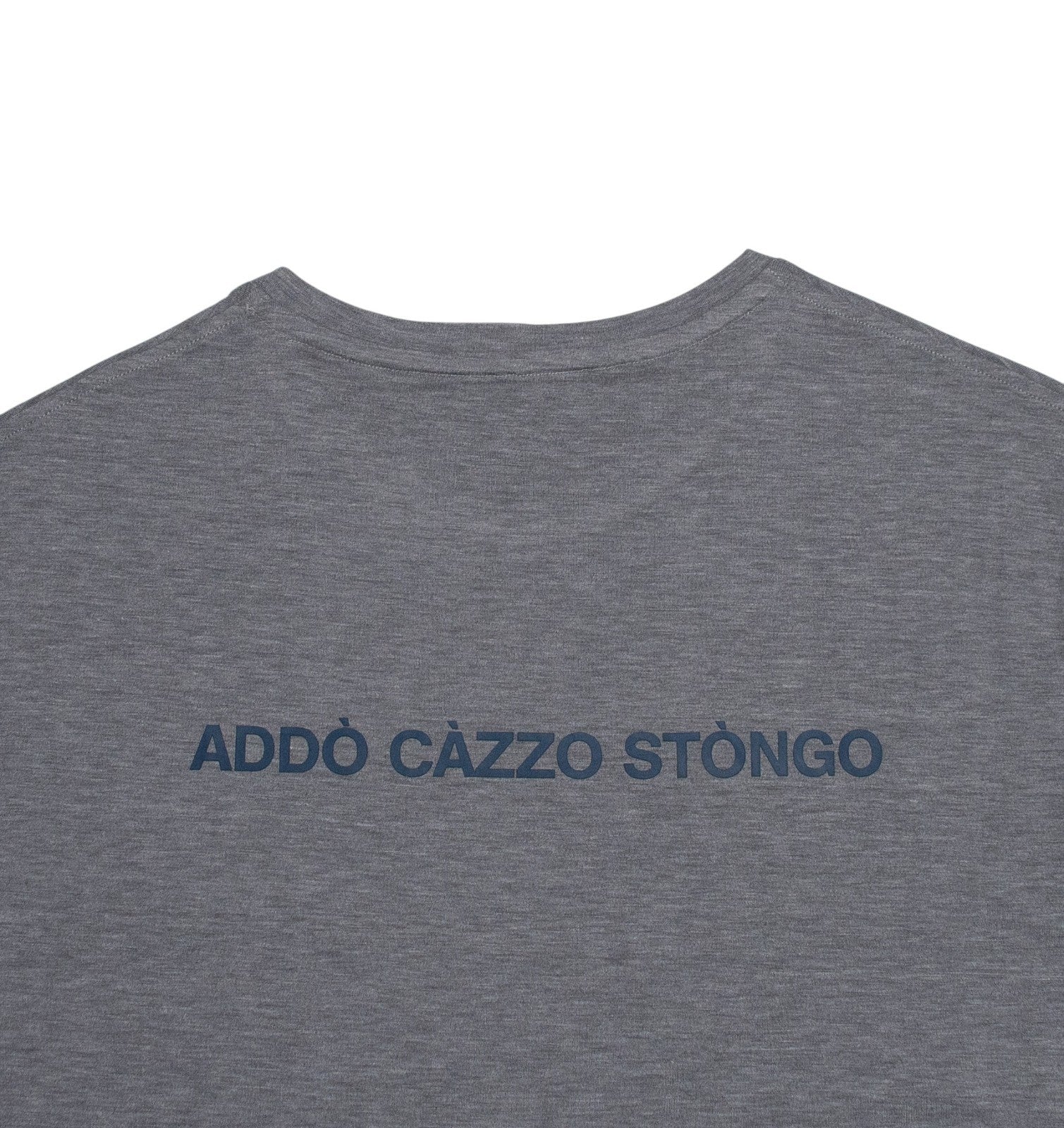 550$ ISAIA NAPOLI " Capri " Cotton Jersey Short Sleeve Handmade T-Shirt Gray M