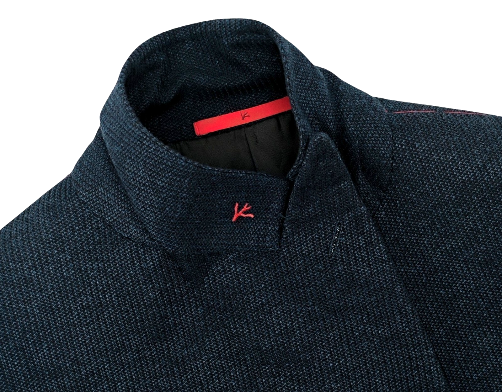$5120 ISAIA "Capri" Blue Double Breasted Sport Coat Linen Cotton  40 US 50 EU 7R