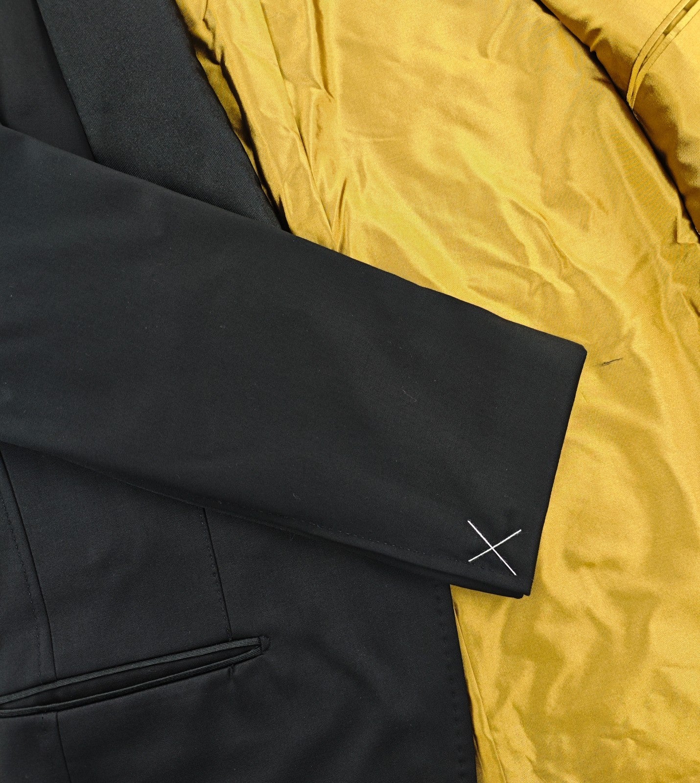 $1890 RUBINACCI NAPOLI Black Double Breasted Shawl Tuxedo Jacket 40 US / 50 EU