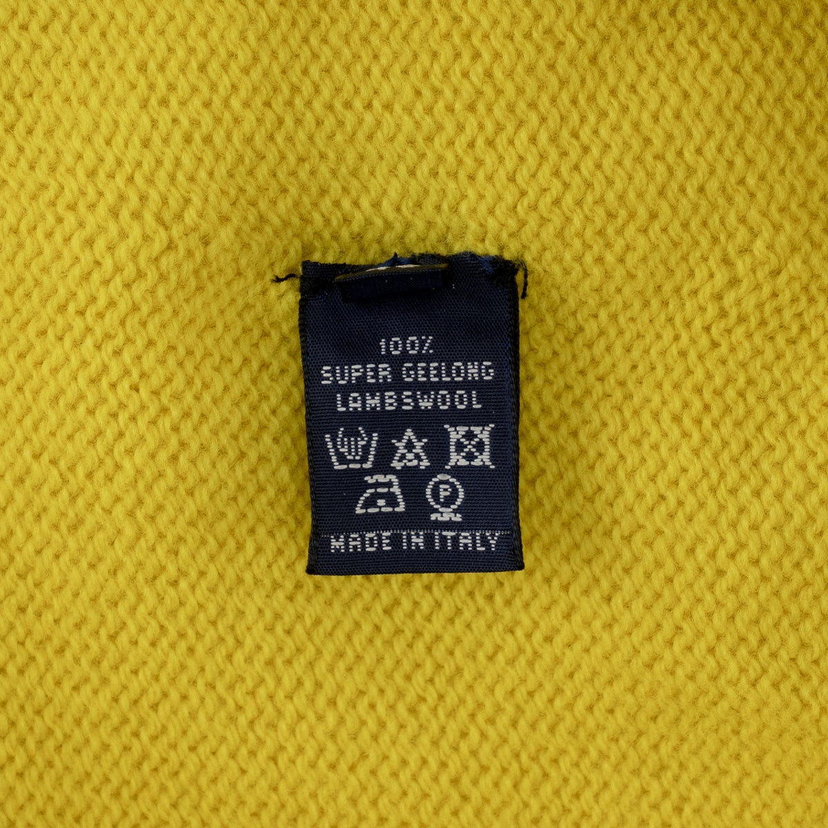 450$ DRUMOHR Sweater Raglan Sleeve Canary Yellow  100% Lambswool 38 US / 48 US