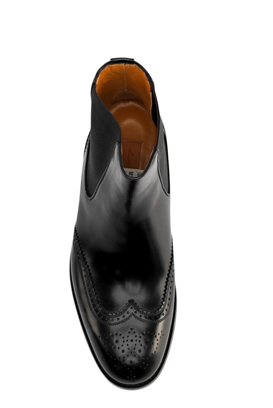 1650$ TESTONI Chelsea Boot Goodyear Welted Black Calf  8 UK / 9 US / 42 IT