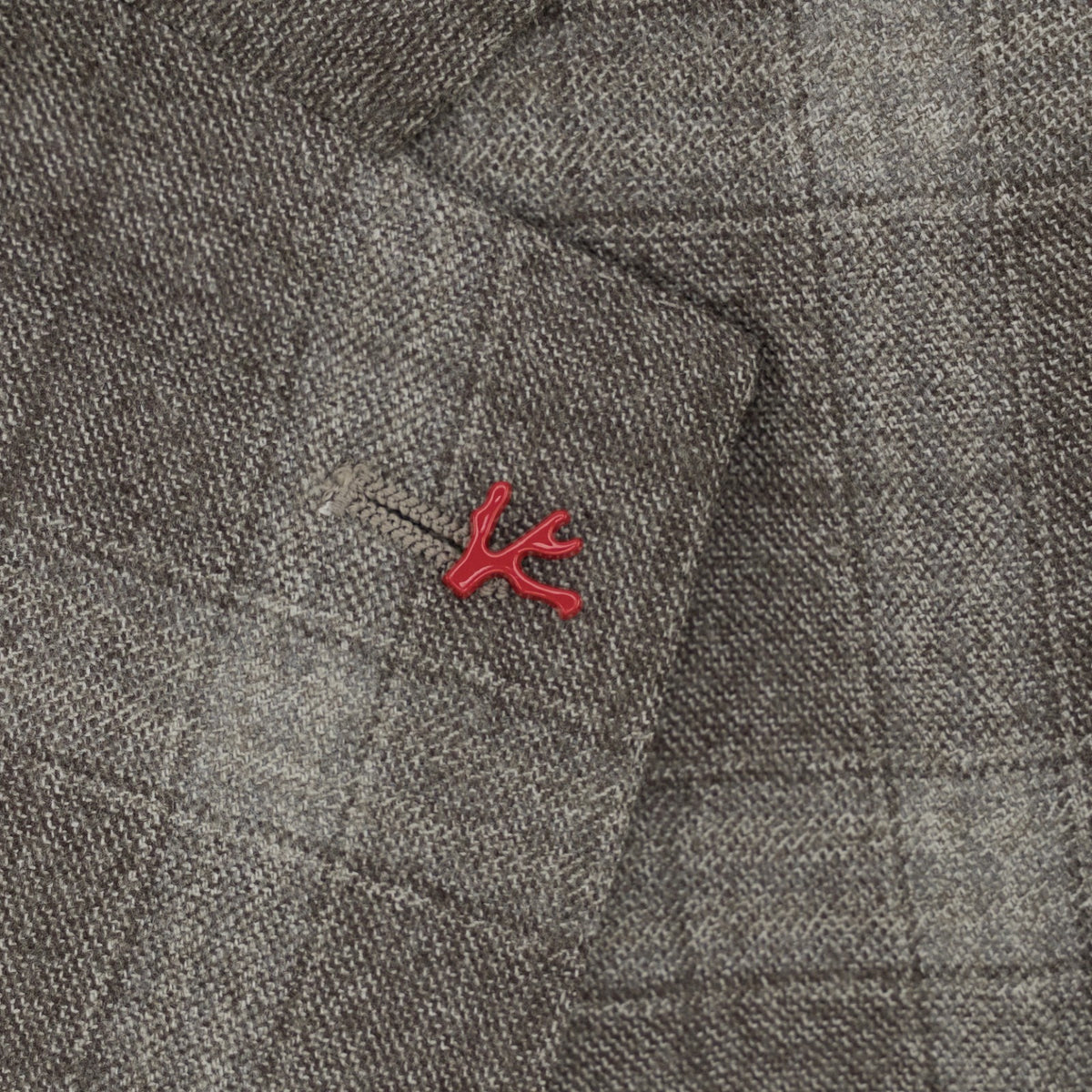 $6600 ISAIA "Gregorio" Black Hand-Sewn Suit Medium Wool Plaids 40 US / 50 EU 7R