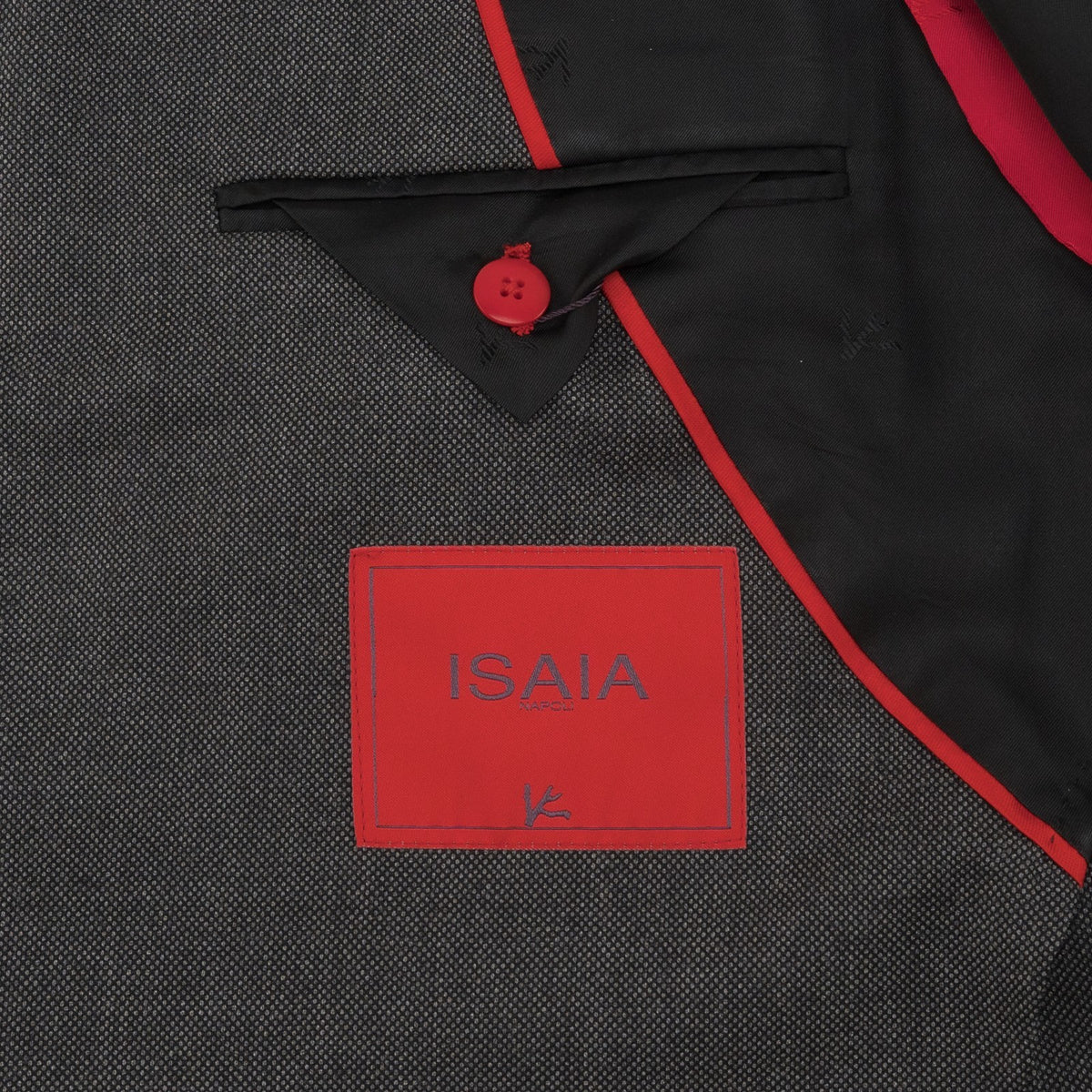 $6700 ISAIA NAPOLI "Capri" Gray Suit Fine Wool Grisaglia 36 US / 46 EU 8R