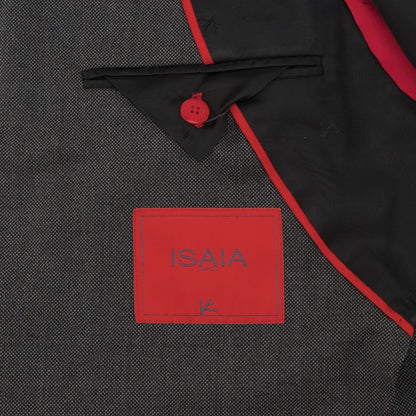 $6700 ISAIA NAPOLI "Capri" Gray Suit Fine Wool Grisaglia 36 US / 46 EU 8R