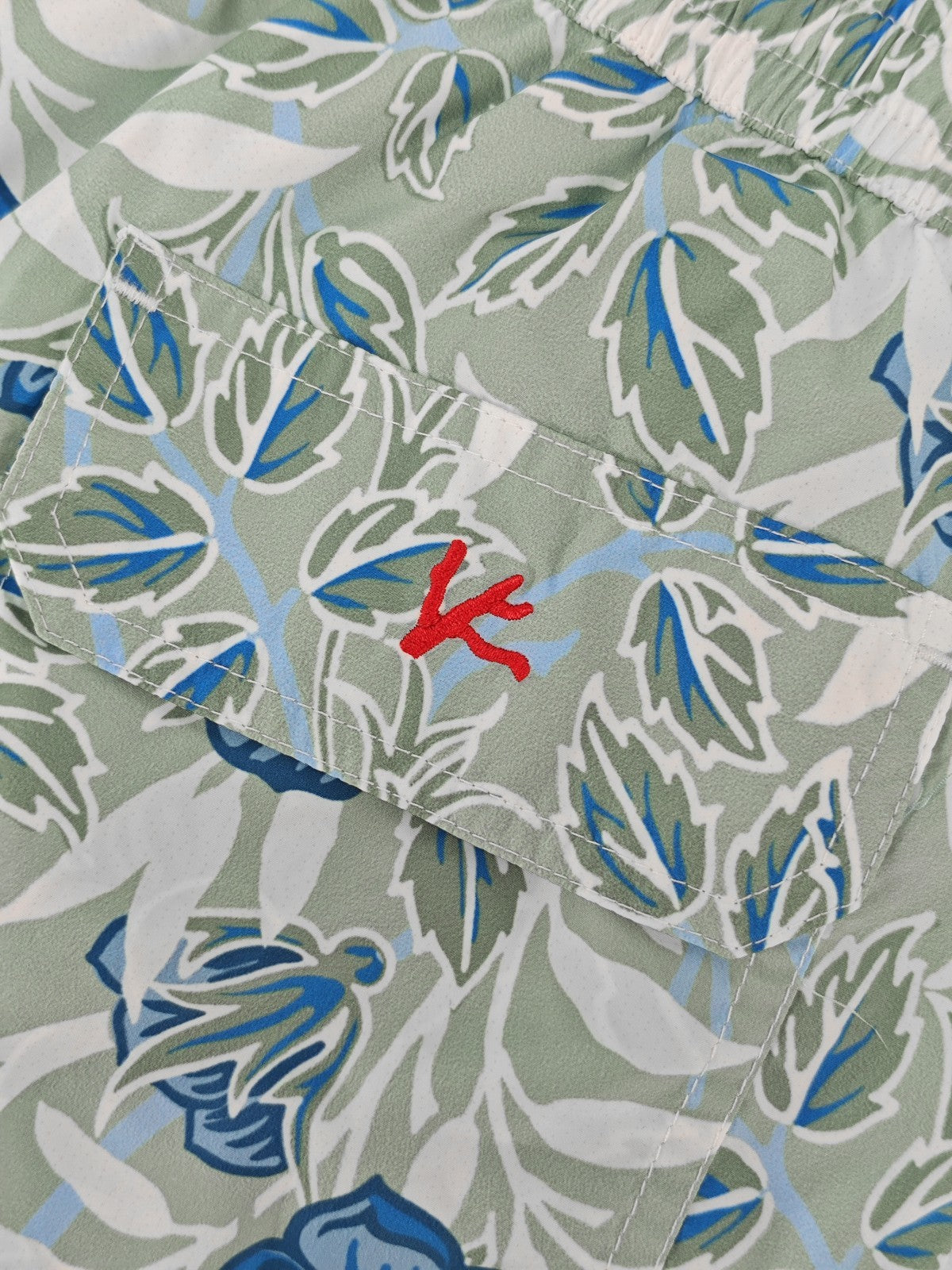 395$ ISAIA NAPOLI "Floral" Swimsuit Swim Trunks whit Drawstring Waist Size S