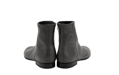 1655$ GIORGIO ARMANI Black Label Ankle Boot Shoes London Smoke Calfskin
