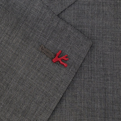 $6600 ISAIA NAPOLI "Capri" Gray Suit Fine Wool 4 Season 46 US / 56 EU 7R