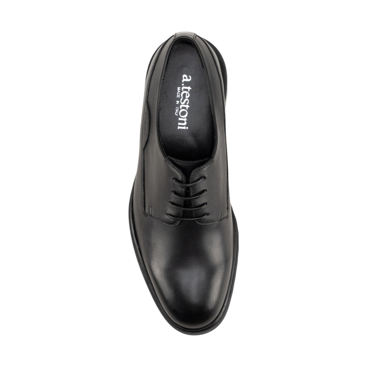 1050$ TESTONI Derby Sport Napa Calf Black 8 UK / 9 US / 42 IT