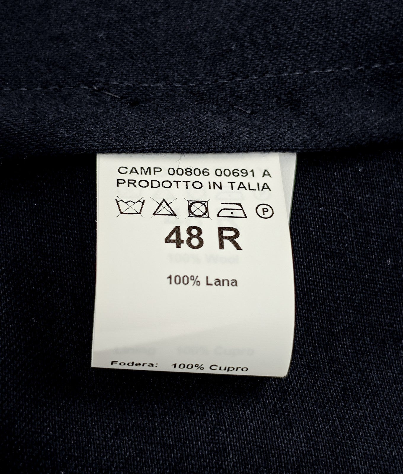 6590$ ISAIA APOLI Blue Midnight Belted Long Trench Coat Wool 38 US / 48 EU R