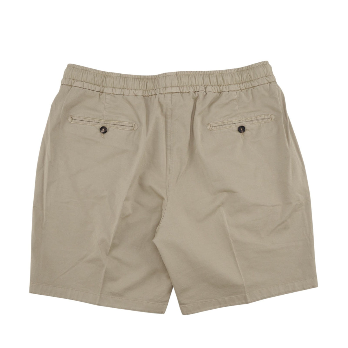 850$ ISAIA NAPOLI Beige Sand Drawstring Short Pant Cotton 40 US / 56 EU