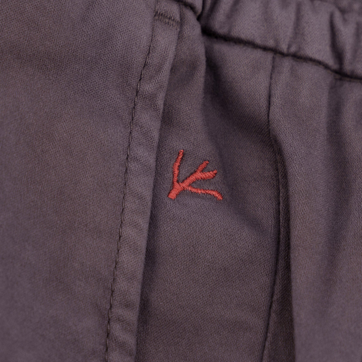1290$ ISAIA NAPOLI Plum Drawstring Pant Cotton Cashmere Regular 36 US / 52 EU