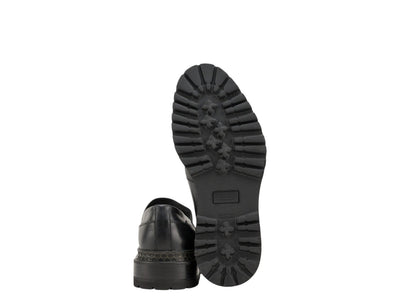 $950 TESTONI BOLOGNA Slip-On Sport Napa Calf Black