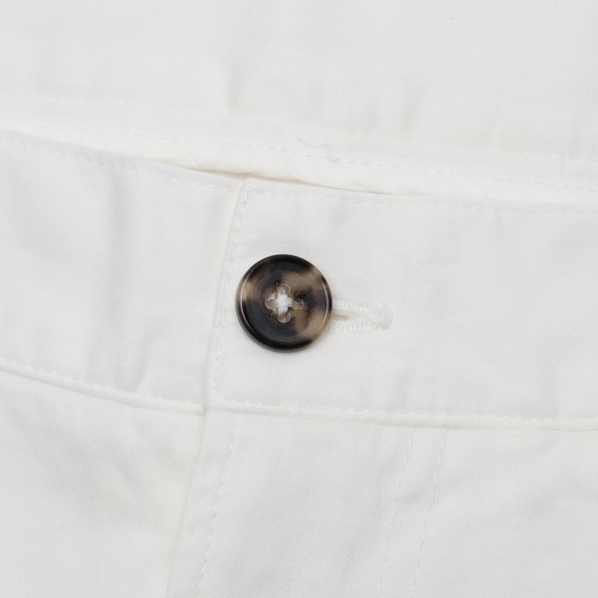 925$ ISAIA NAPOLI "SpaccaNapoli" White Pant Cotton Cashmere 38 US  / 54 EU R