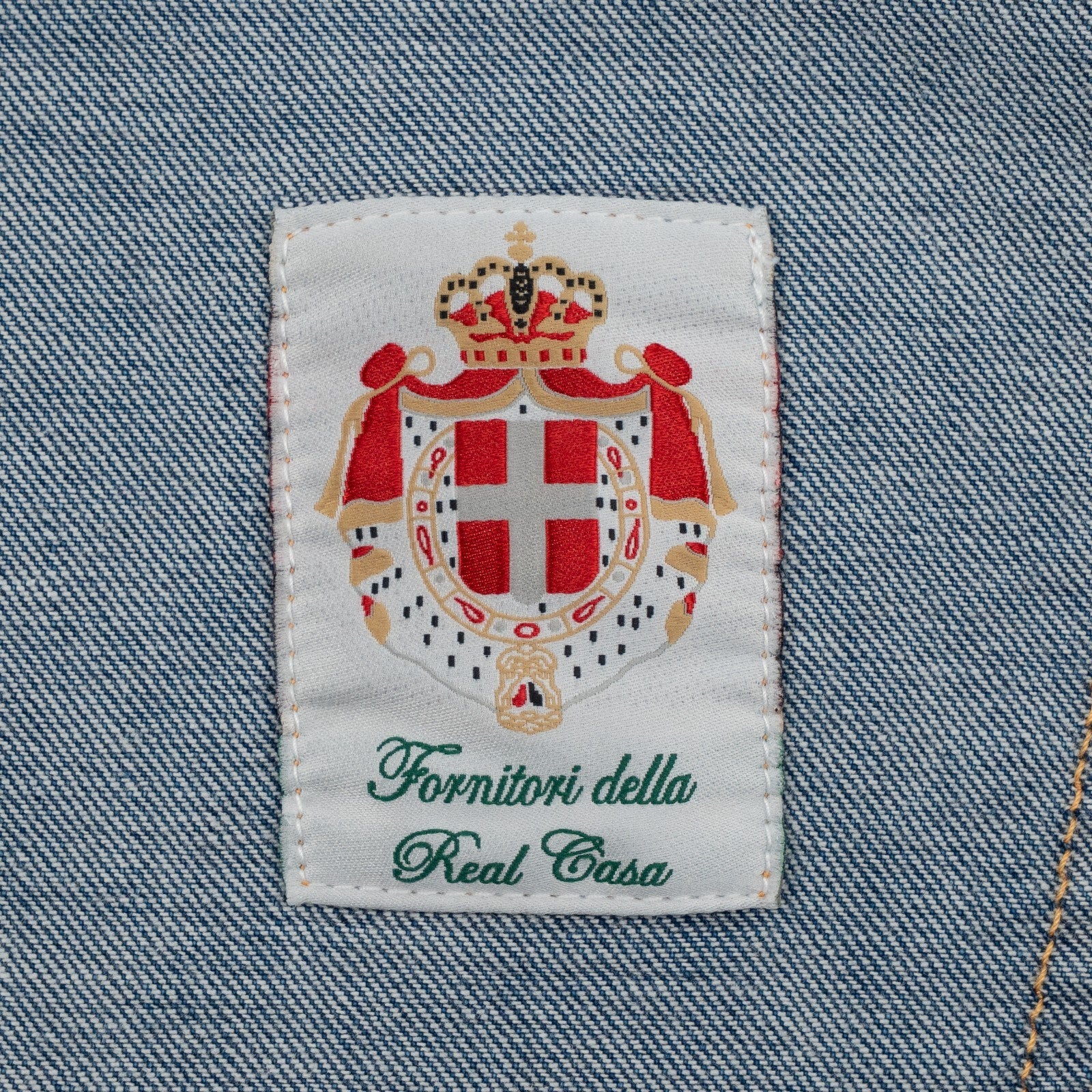 415$ LUIGI BORRELLI NAPOLI Blue Wash Denim Jeans Pant Cotton 33 US / 49 EU