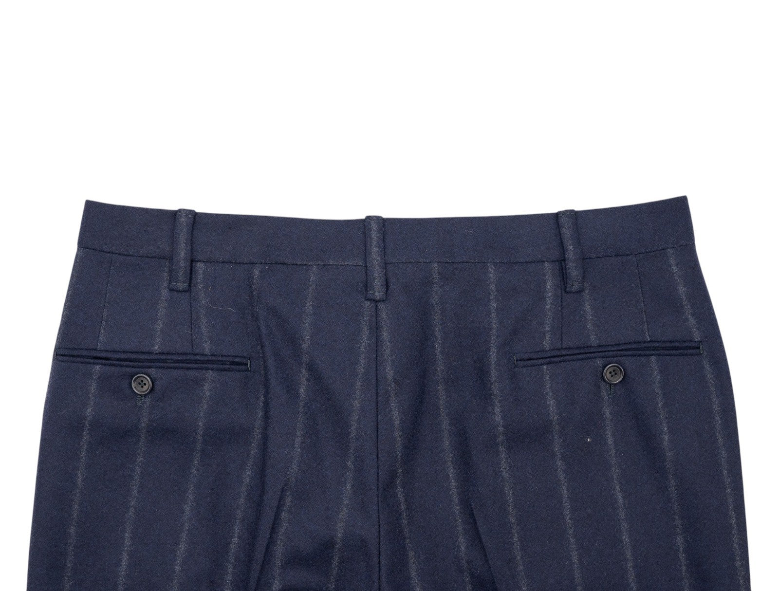 Sartoria DALCUORE NAPOLI Total Hand-Sewn Suit Flannel Wool Blue 40 US / 50 EU