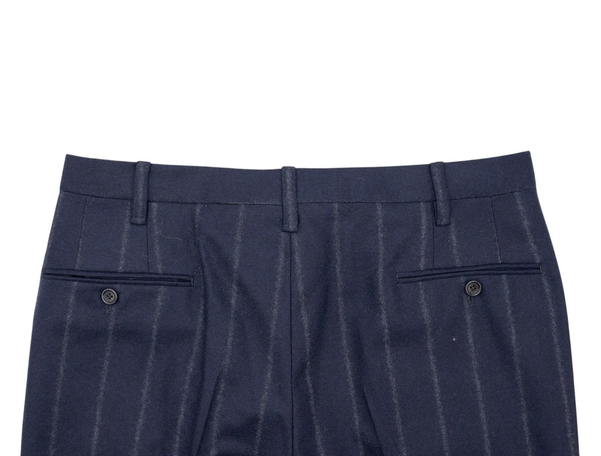 Sartoria DALCUORE NAPOLI Total Hand-Sewn Suit Flannel Wool Blue 40 US / 50 EU