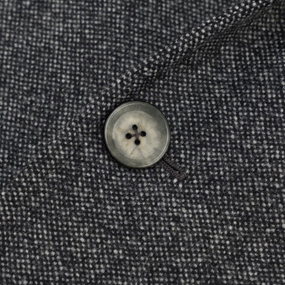 7400$ ISAIA NAPOLI Dark Gray Overcoat Coat Wool & Cashmere 42 US / 52 IT