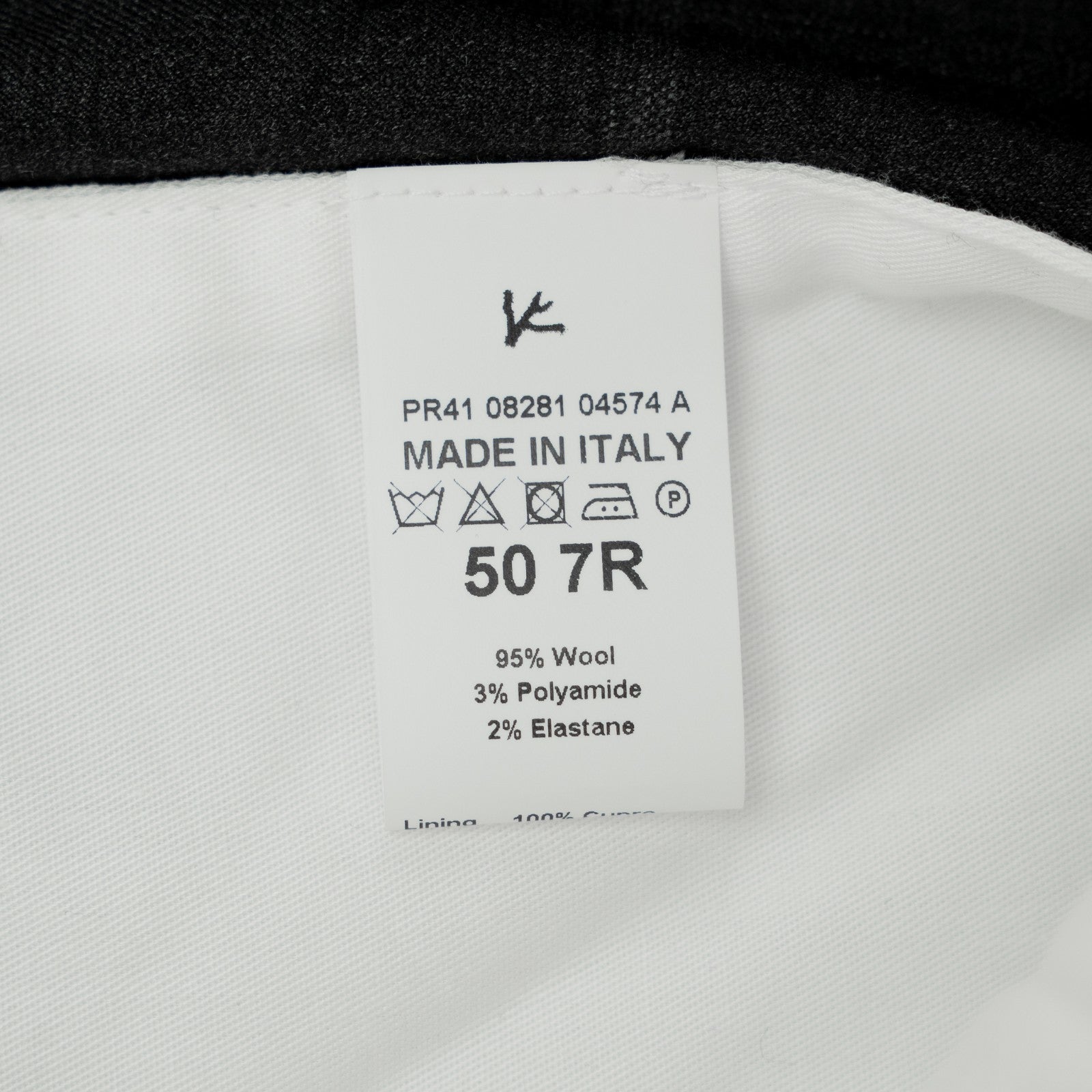 1550$ ISAIA Hand-Sewn Tapered Dress Pant Fine Wool Charcoal 34 US / 50 EU