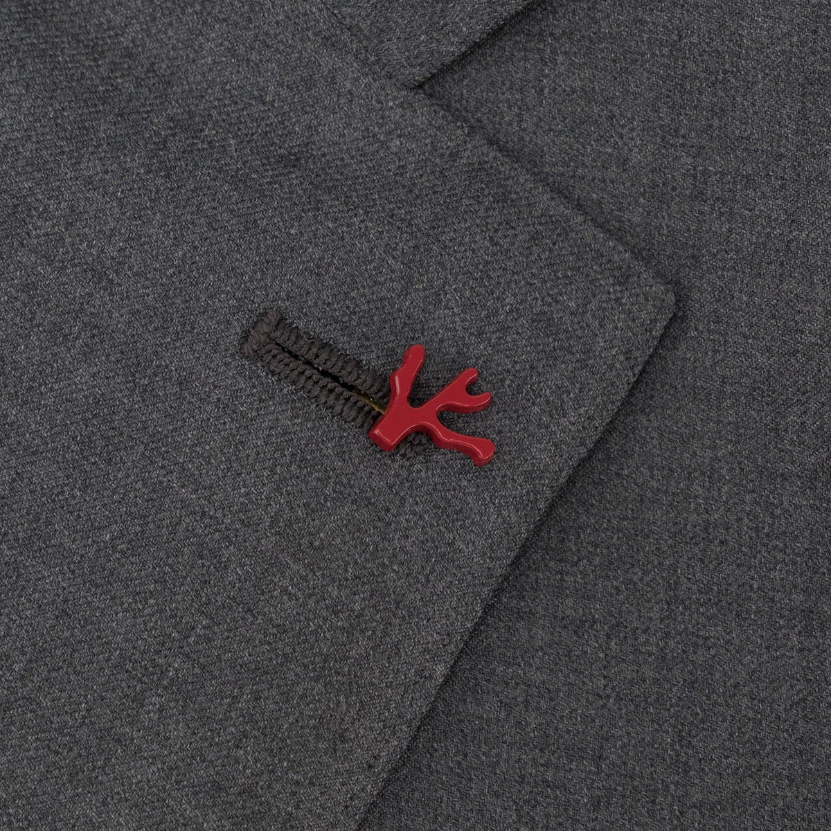 $7120 ISAIA "Gregorio" Gray Hand-Sewn Suit Fine Wool Aquaspider 38 US / 48 EU 7R