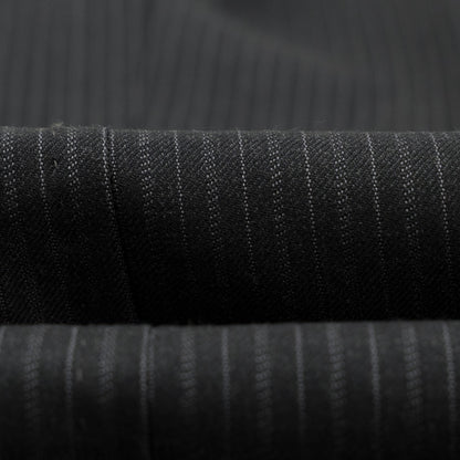 $6600 ISAIA "Capri" Charcoal Suit Fine Wool 4 Season Striped 46 US / 56 EU 8R