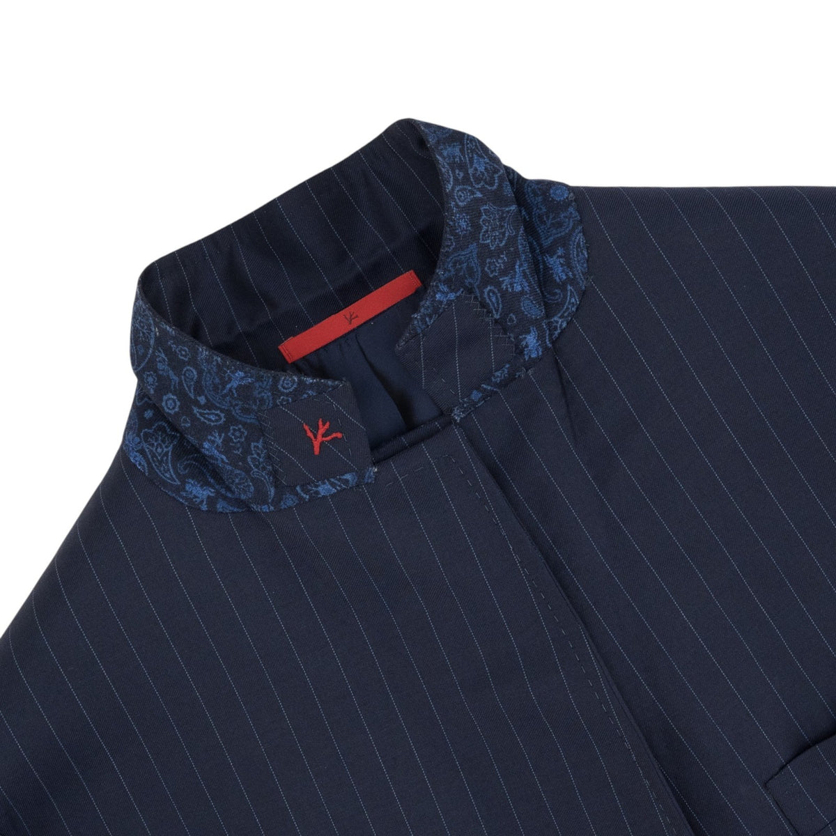 $6650 ISAIA NAPOLI "Capri" Blue Suit Wool Fine Wool 4 Season 44 US / 54 EU 8R