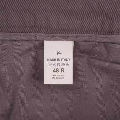 725$ ISAIA NAPOLI Plum 5 Pocket Jeans Trouse Denim Cotton Slim 32 US / 48 EU