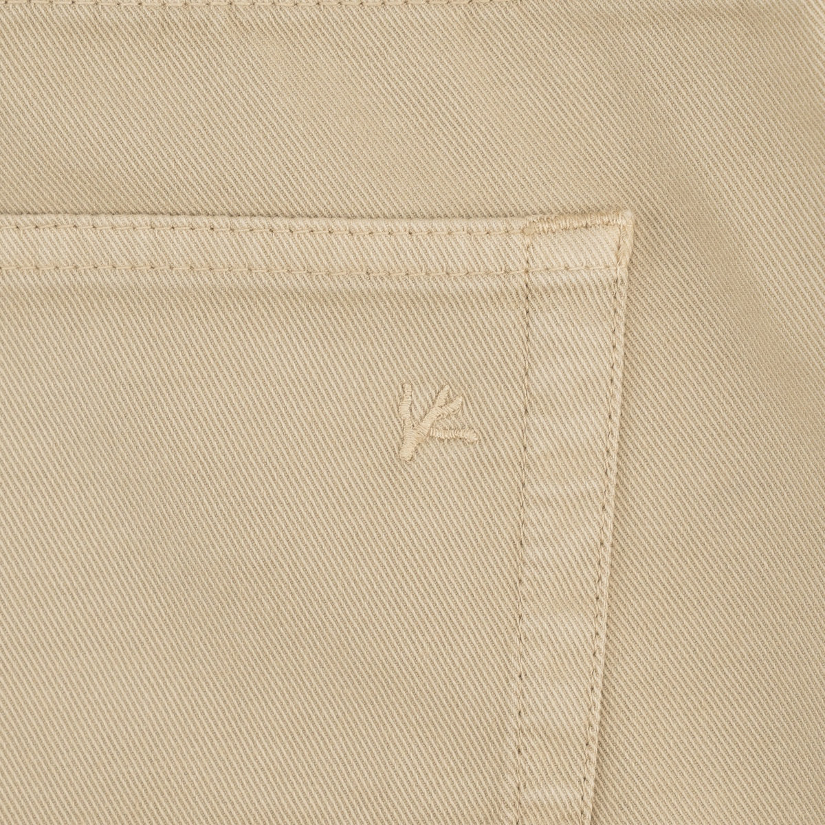 725$ ISAIA NAPOLI Beige 5 Pocket Denim Pant Cotton Slim Fit 32 US / 48 EU