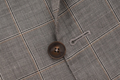 $1700 EIDOS by ISAIA NAPOLI Double Breasted Sport Coat Jacket Wool 38 US / 48 EU