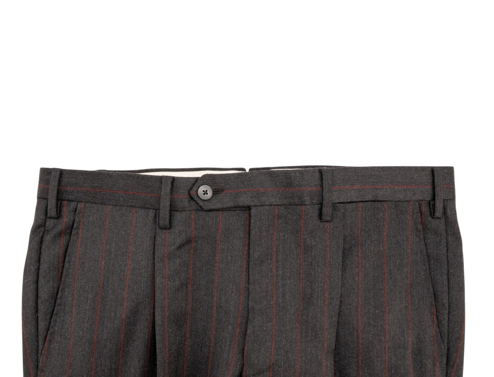 $2500 RAFFAELE CARUSO Dark Gray Suit Fine Wool 110's Pinstripe 40 US / 50 EU