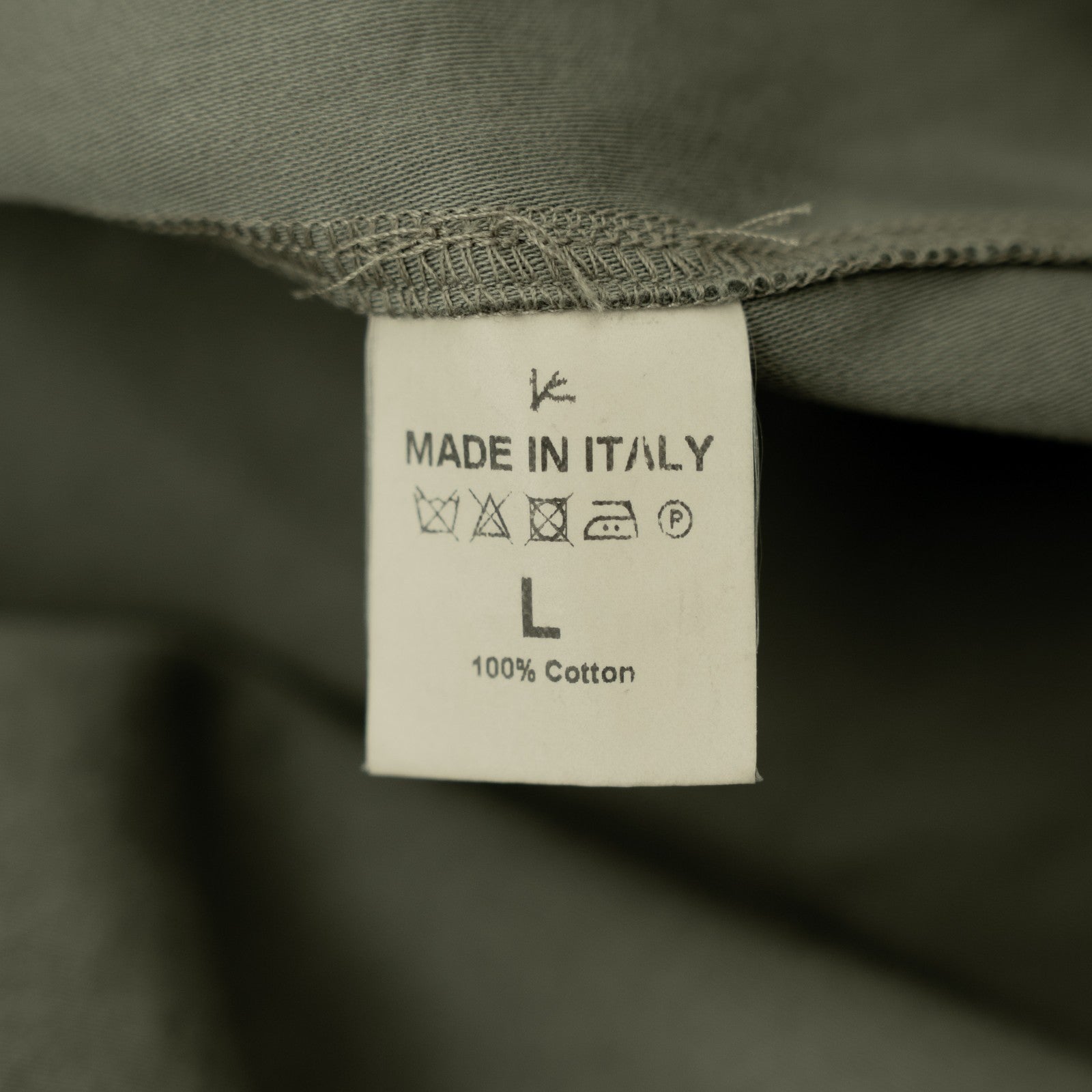 $1350 ISAIA NAPOLI Green Hand-Sewn Overshirt Jacket Cotton Size L