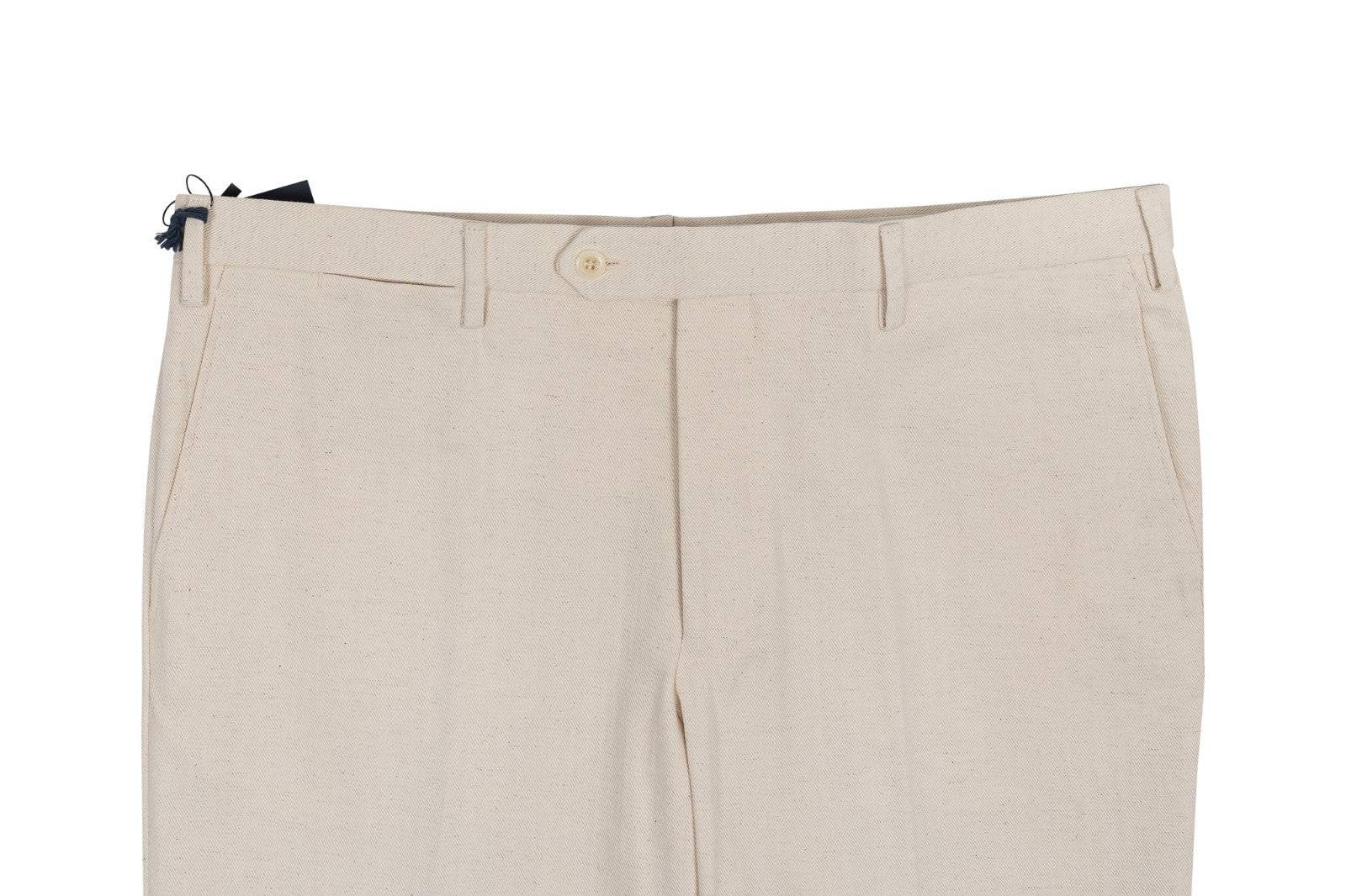 625$ RUBINACCI NAPOLI Ivory Trouser Pant Gabardine Cotton 40 US / 56 EU