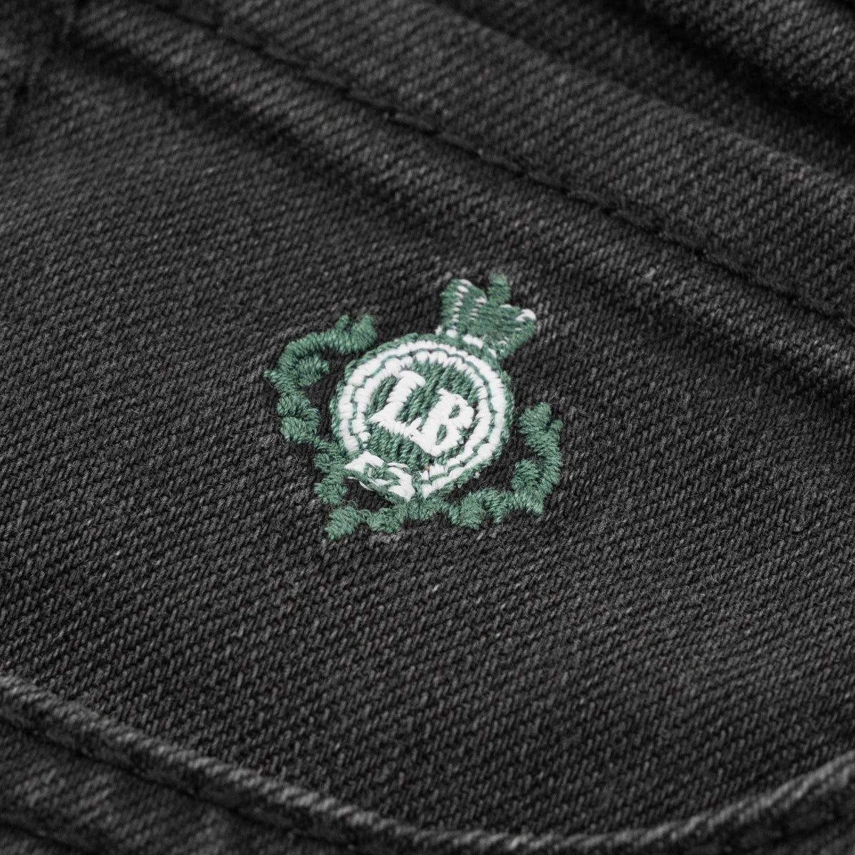 415$ LUIGI BORRELLI NAPOLI Charcoal 5 Pocket Jeans 35 US / 51 EU - Made in Italy