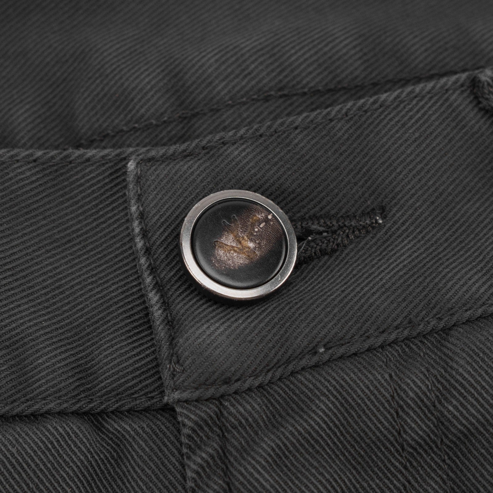690$ ISAIA NAPOLI Dark Gray Denim Jeans Pant 5 Pocket Cotton 34 US / 50 EU