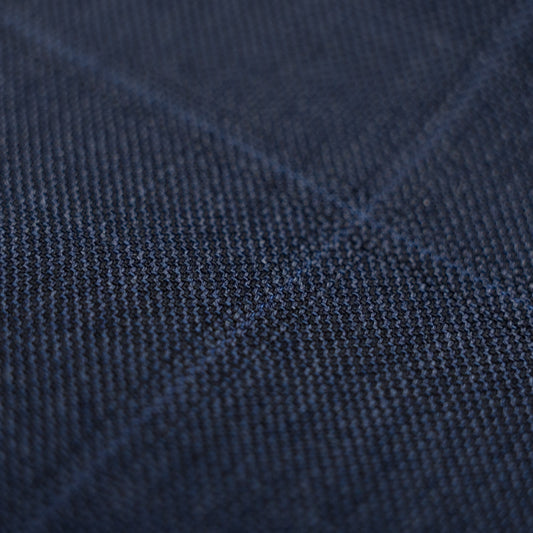 Sartoria DALCUORE NAPOLI Total Hand-Sewn Suit Blue Wool 120's 46 US / 56 EU