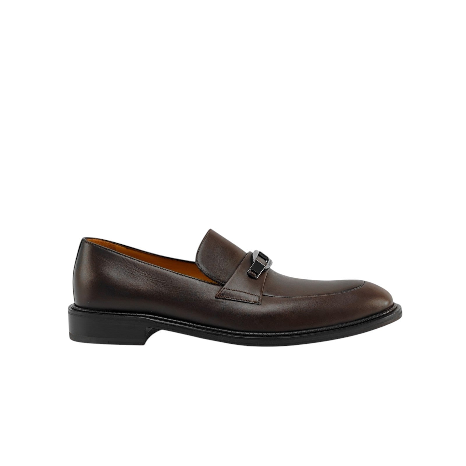 1300$ TESTONI Loafer BOLOGNESE CONSTRUCTION Calf Cigar 8 UK / 9 US / 42 IT