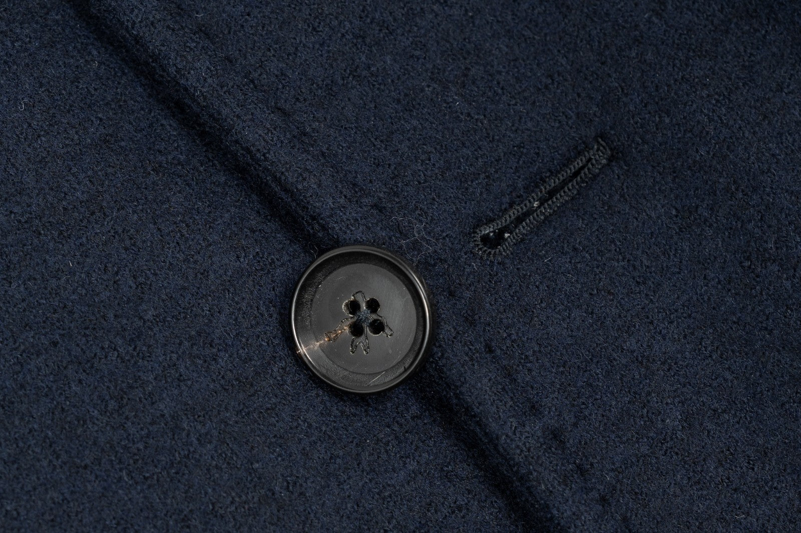 4600$ ISAIA "Made to Measure" Blue Navy Coat Peacoat Wool 50 US / 60 EU
