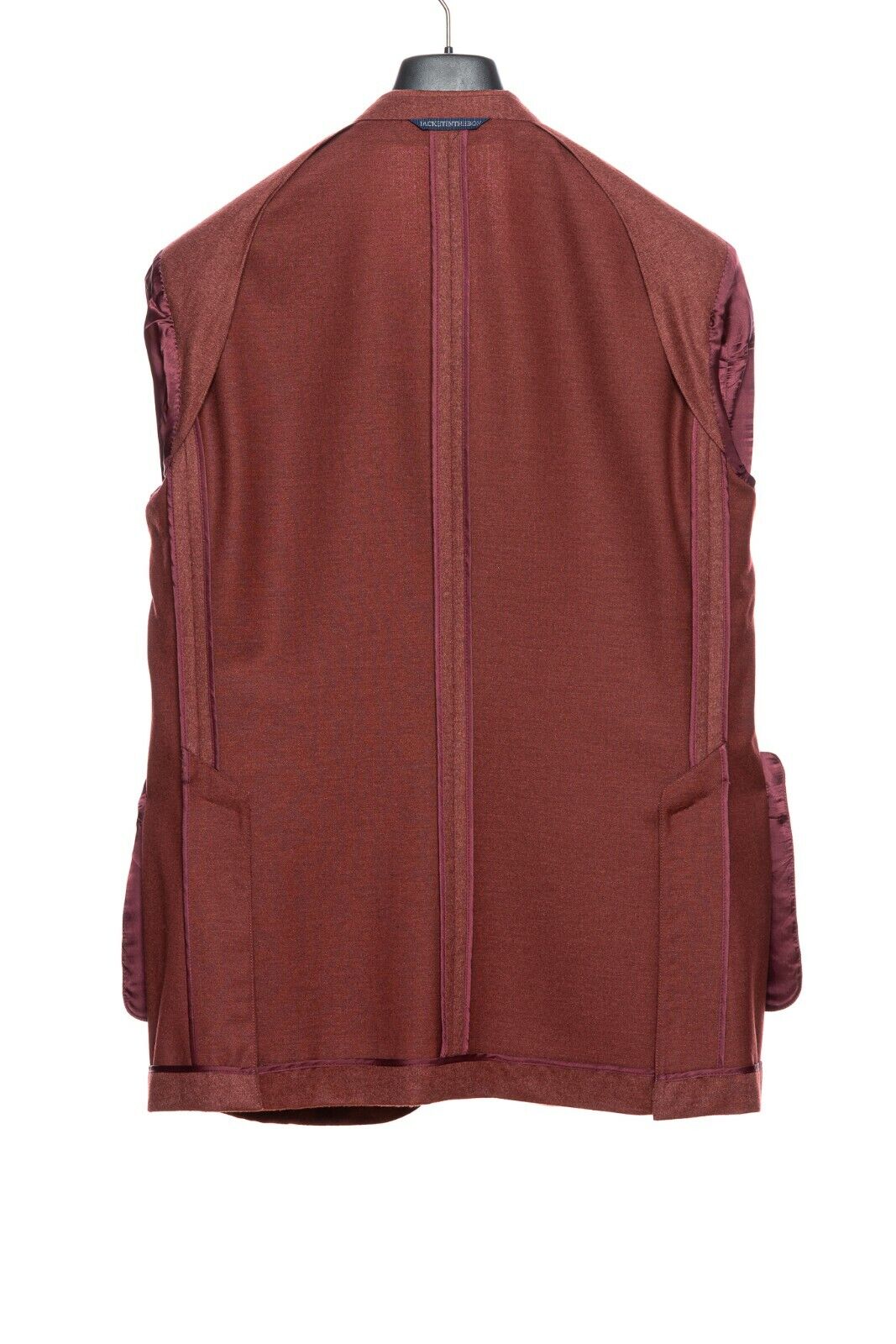 $2495 BELVEST Red Pompeian Wool Cashmere Silk Jacket 40 US / 50 EU Drop 7R 