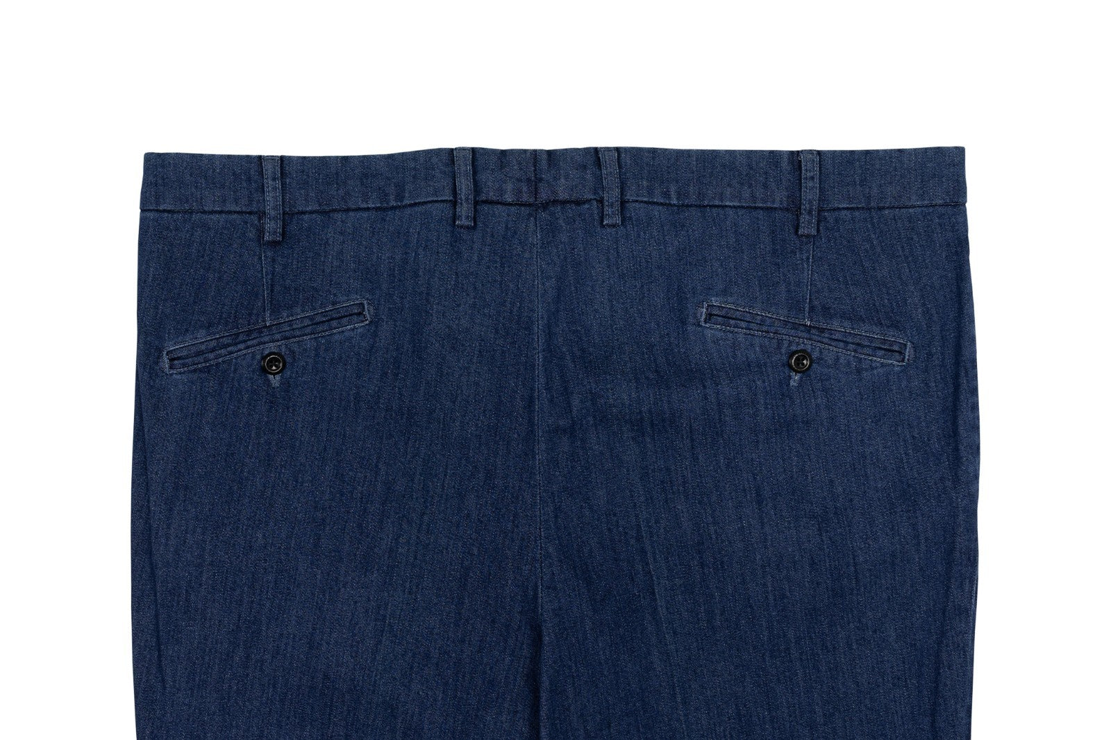 625$ RUBINACCI NAPOLI "Luca" Blue Cotton Stretch City Jeans Pant 40 US / 56 EU