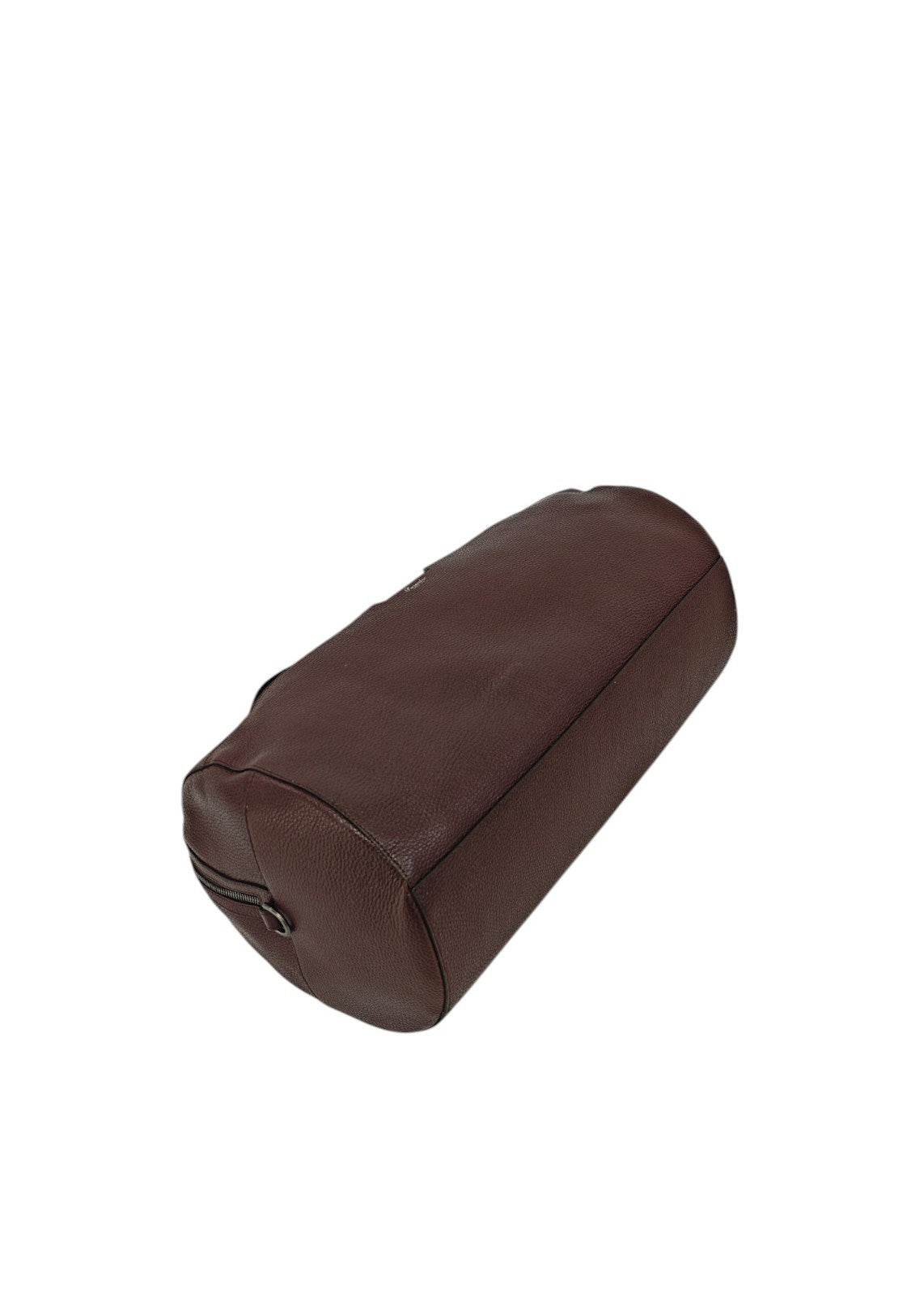 1950$ PINEIDER "Bottolato" Grain Calf Shoulder Travel Duffle Bag Burgundy