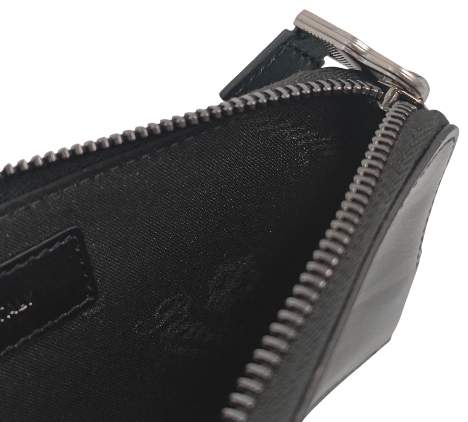 210$ PINEIDER FIRENZE 1774 "Empress" Leather Zipped Pen Case Blue / Grey