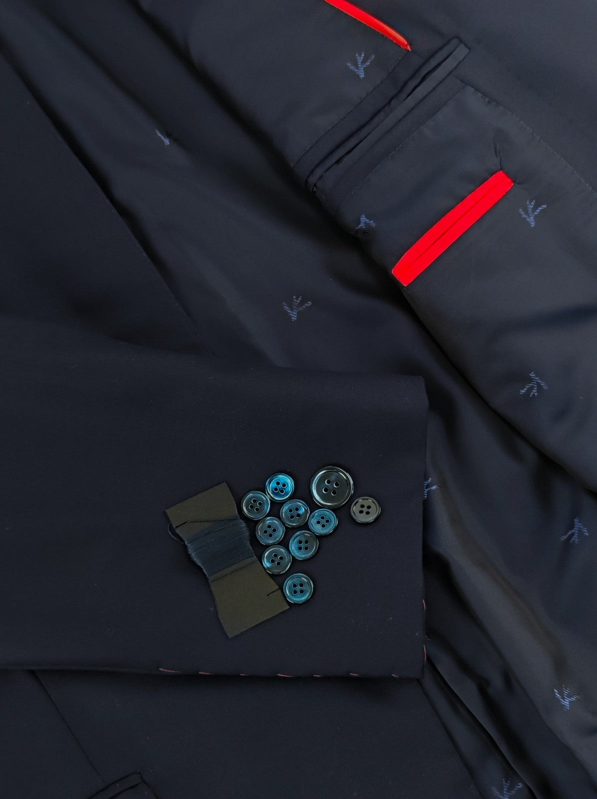 $5750 ISAIA "Sanita" Aquaspider Blue Jacket Sport Coat 42 US / 52 EU 8R