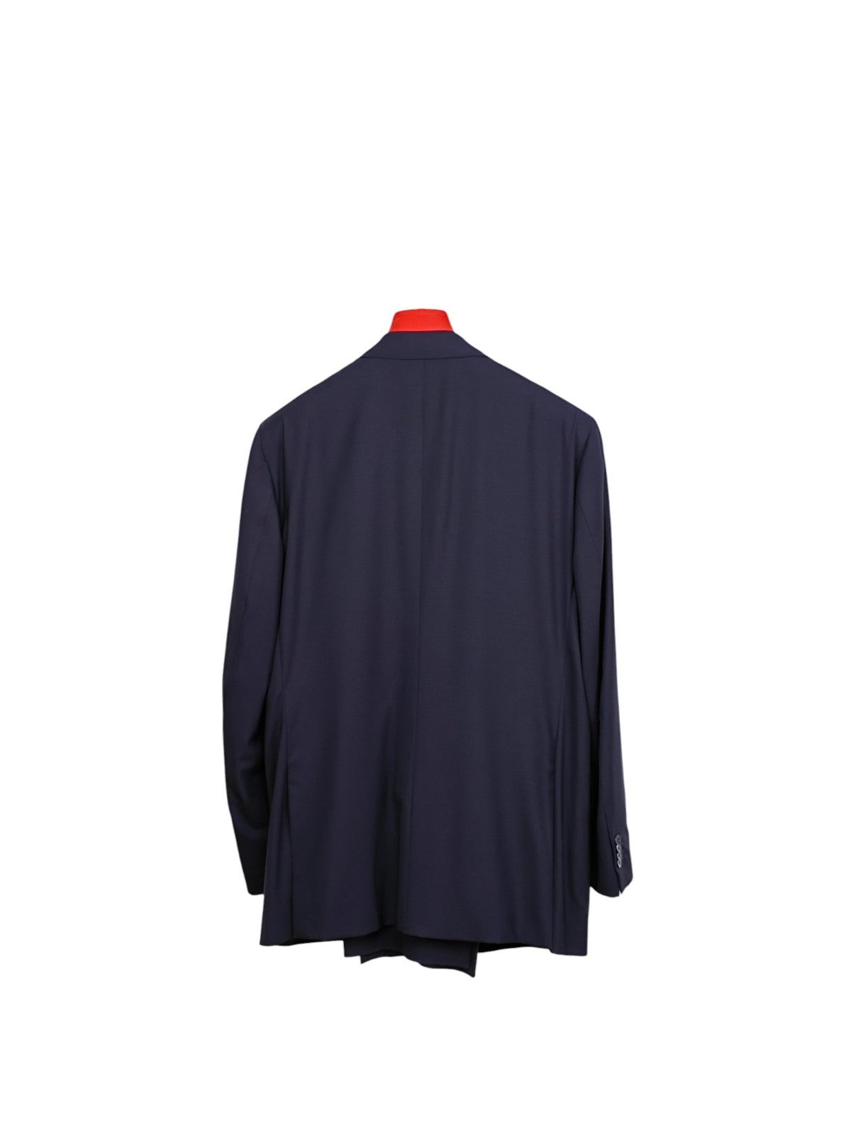 $6500 ISAIA NAPOLI "Comfort" Blue Navy Hand-Sewn Suit Wool  46 US / 56 EU  7R