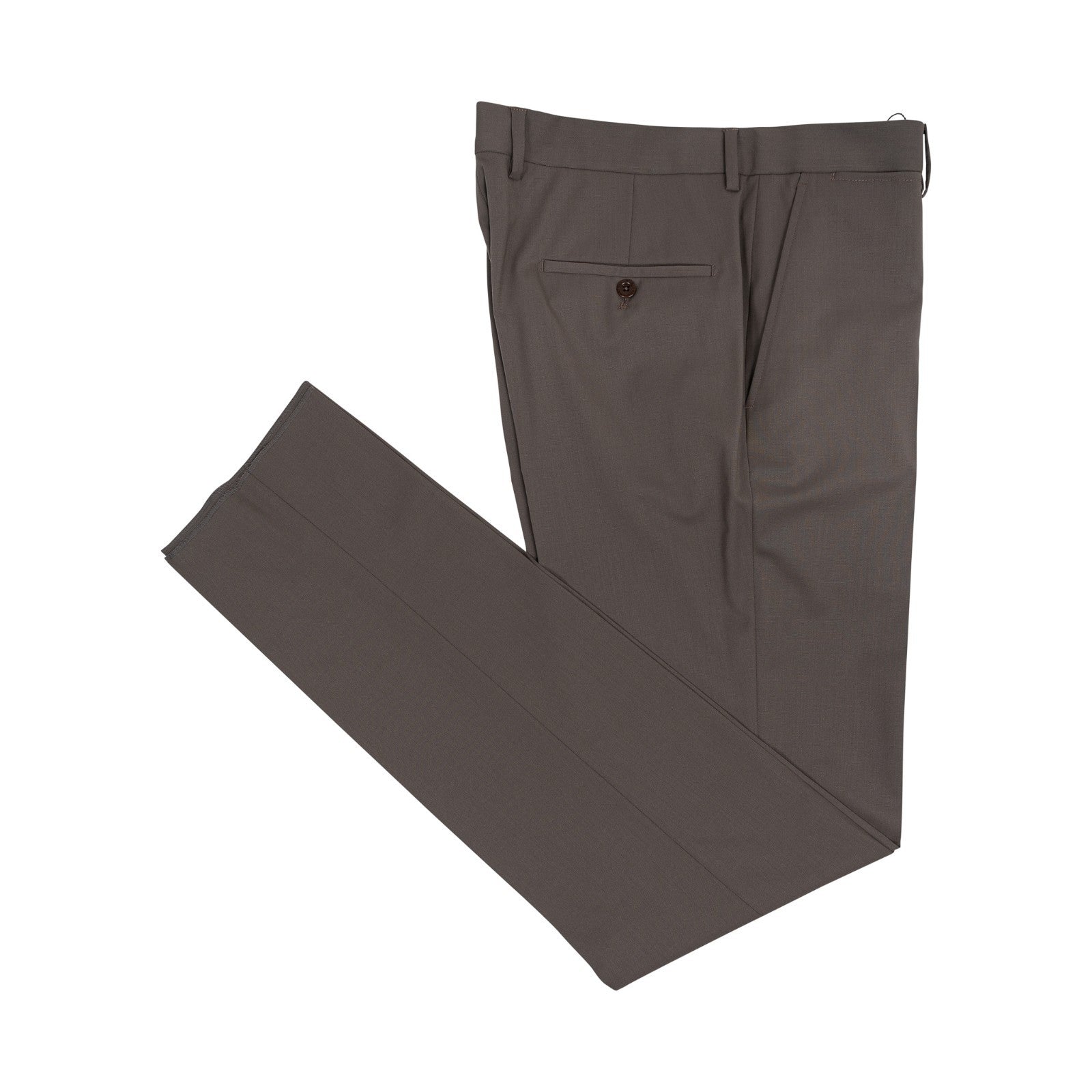 670$ RUBINACCI NAPOLI Dove Gray Worsted Wool Dress Pant 34 US / 50 EU