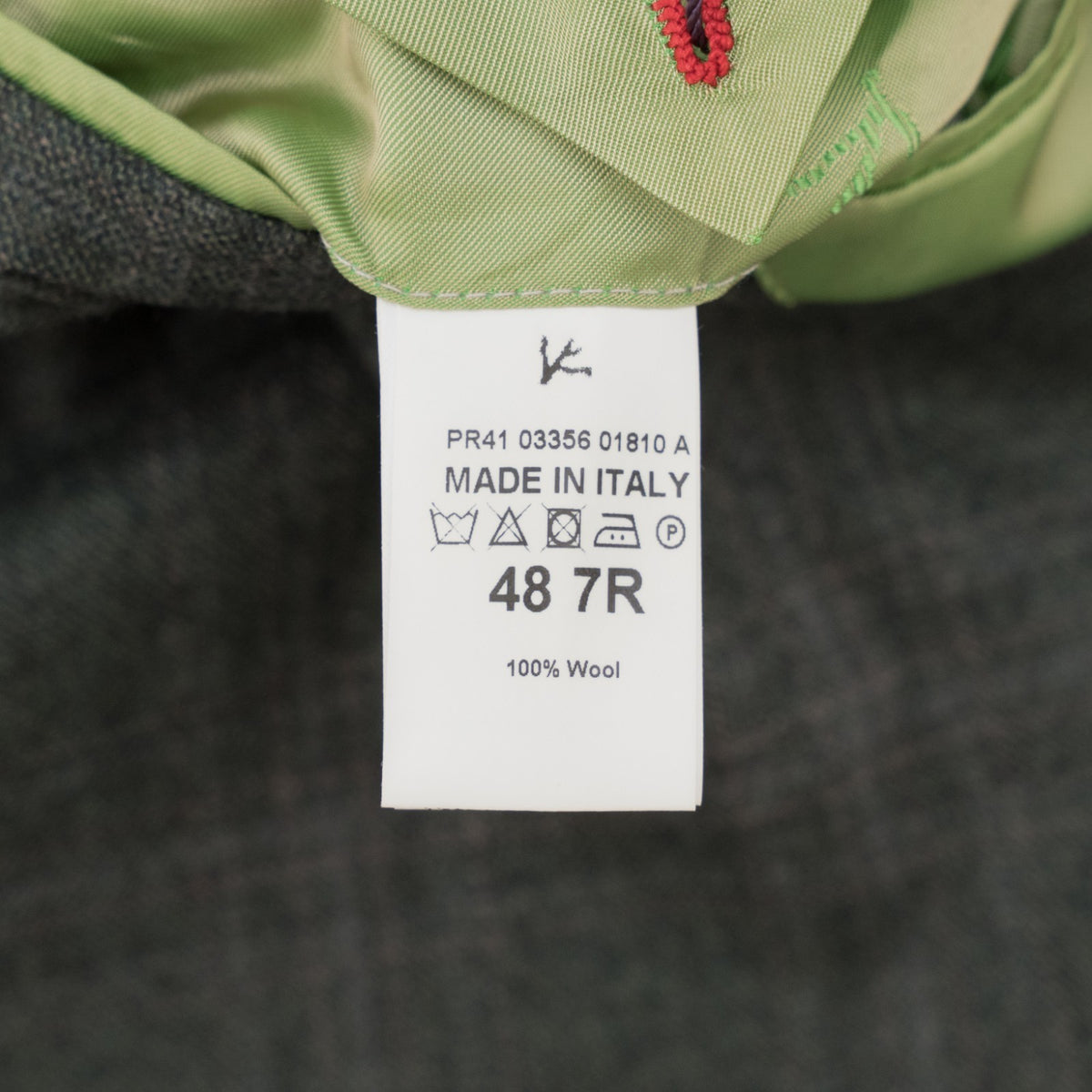 $6600 ISAIA NAPOLI "Capri" Green Suit Soft Wool Plaids 38 US / 48 EU 7R