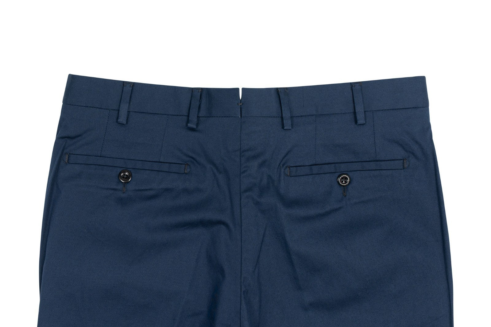 620$ RUBINACCI NAPOLI Electric Blue Dress Pant Stretch Cotton 34 US / 50 EU