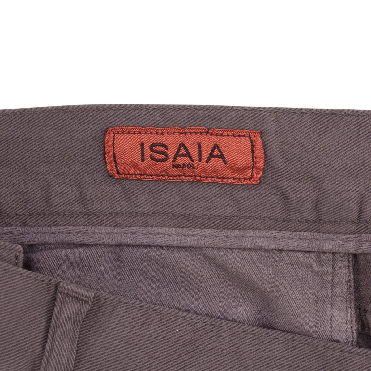 725$ ISAIA NAPOLI Plum 5 Pocket Jeans Trouse Denim Cotton Slim 32 US / 48 EU
