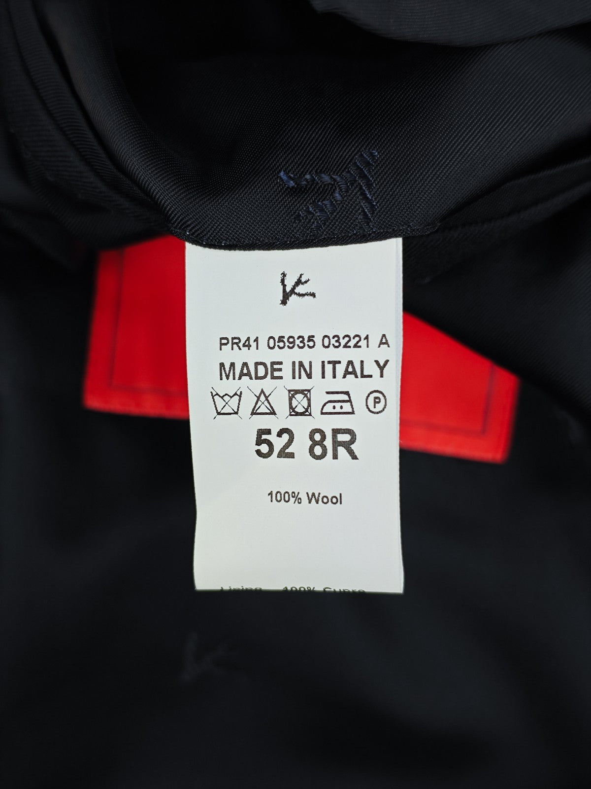 $7120 ISAIA "Marechiaro" Blue Midnight Double Breasted Suit Wool 42 US  52 EU 8R