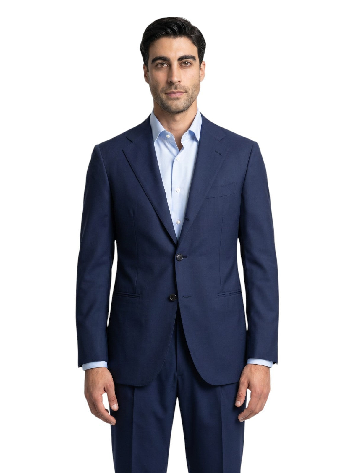 $11500 KITON Limited Edition 2911/3000 Suit Blue Wool Cashmere 42 US / 52 IT