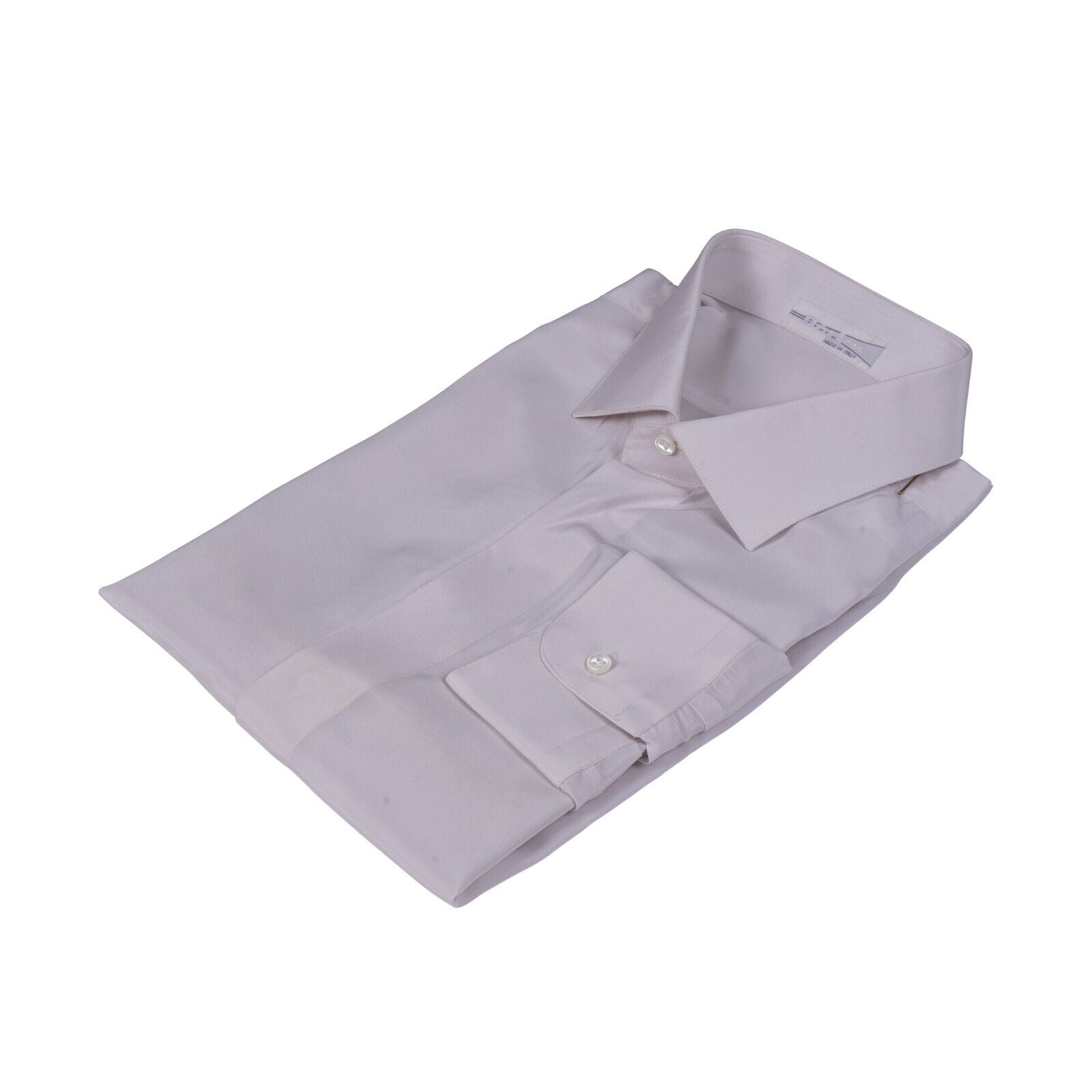 1400$ ITALIAN LUXURY GERLIN Ivory Shirt 100% Silk Crepè 16.5-42  BIJAN